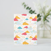 Carte Postale Coloré Retro Starry Sky Art Motif (Debout devant)