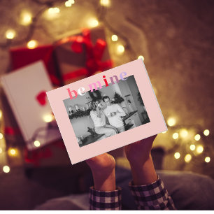 Carte Postale Coloré Soyez le mien   Photo en couple   Valentine