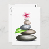 Carte Postale Colored pebbles (Devant / Derrière)