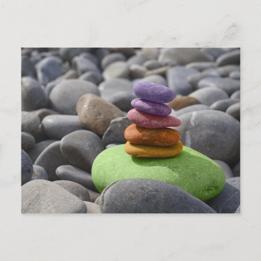 Carte Postale Colored stones (Devant)
