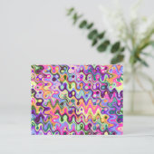 Carte postale colorée (Debout devant)