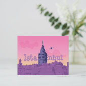 Carte postale colorée à Istanbul (Debout devant)