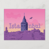 Carte postale colorée à Istanbul (Devant)