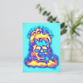 Carte postale colorée Calavera (Debout devant)