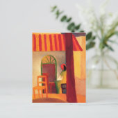 Carte postale colorée d'August Macke (Debout devant)