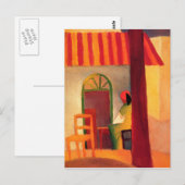 Carte postale colorée d'August Macke (Devant / Derrière)