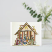 carte postale colorée de la scène nationale (Debout devant)