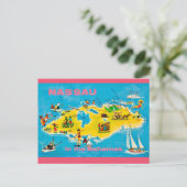 Carte postale colorée de Nassau (Debout devant)