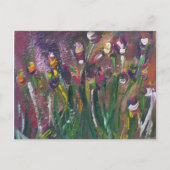 Carte postale colorée de tulipe (Devant)