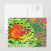 Carte postale colorée du désert (Devant / Derrière)