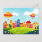 Carte postale Colorée du Village (Devant)