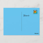 Carte postale colorée 'Pensées pour toi' (Dos)