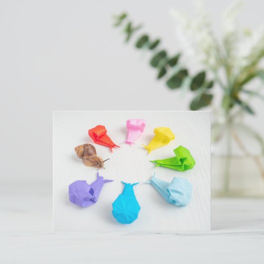 Carte postale Colorée Snails (Debout devant)