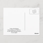 Carte Postale Colorez-moi heureux (Dos)
