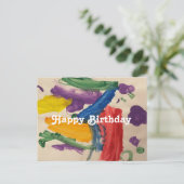 Carte Postale Colorful Abstract Art-2 Postcard (Debout devant)