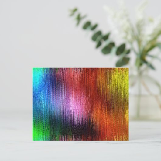 Carte Postale Colorful Background Pattern (Debout devant)