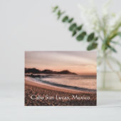 Carte Postale Colorful cabo sunset (Debout devant)