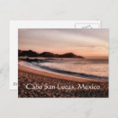 Carte Postale Colorful cabo sunset (Devant / Derrière)