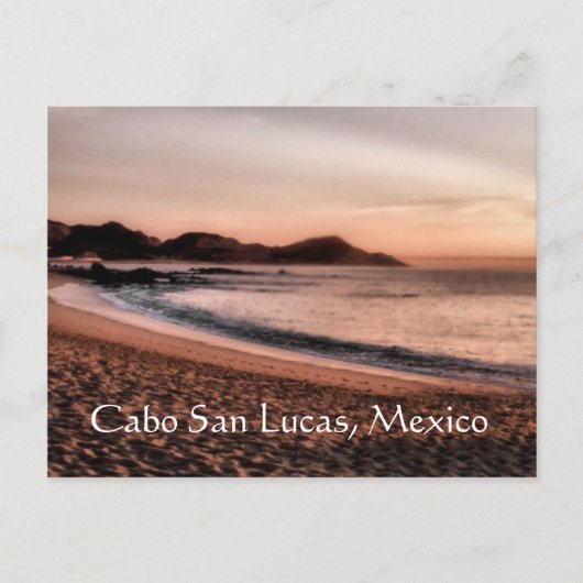 Carte Postale Colorful cabo sunset (Devant)