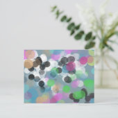 Carte Postale Colorful Confeti (Debout devant)