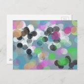 Carte Postale Colorful Confeti (Devant / Derrière)