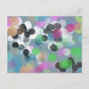 Carte Postale Colorful Confeti