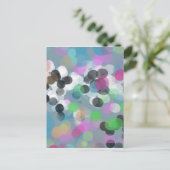 Carte Postale Colorful Confeti (Debout devant)