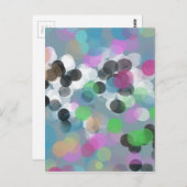 Carte Postale Colorful Confeti (Devant / Derrière)