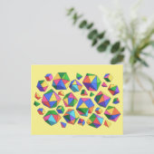 Carte Postale Colorful Cubes (Debout devant)