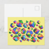 Carte Postale Colorful Cubes (Devant / Derrière)