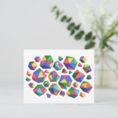 Carte Postale Colorful Cubes (Debout devant)