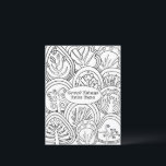 Carte Postale Coloriage Zen Doodle Trees Custom Text Unique Amus<br><div class="desc">Carte postale de coloriage de texte personnalisée avec des doodles zen fantaisistes pour la coloriage relaxante pour les enfants ou les adultes,  changez de devis à votre préféré ou gardez-le tel quel. Envoyez une carte personnalisée à votre ami,  les arbres peuvent être colorés en différentes couleurs selon la saison.</div>
