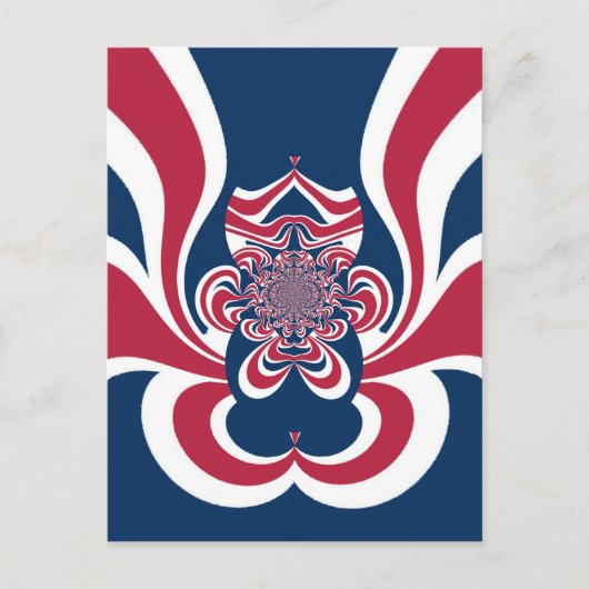 Carte Postale Colors unis : Motif mondial coloré (Devant)