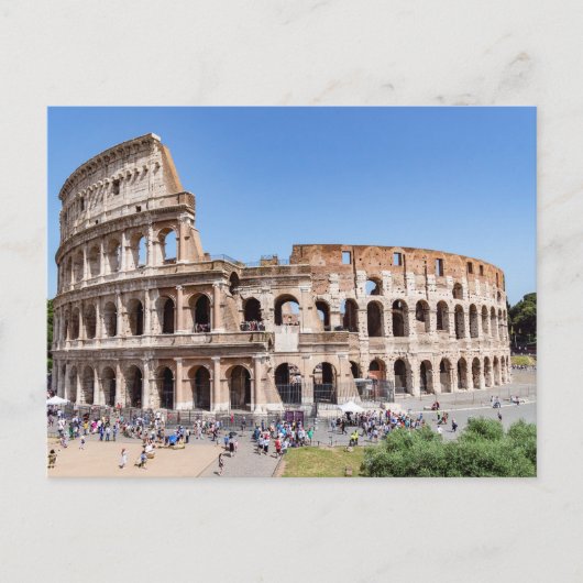 Carte Postale Colossée célèbre à Rome, Italie (Devant)