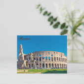 Carte Postale Colosseum à Rome (Debout devant)
