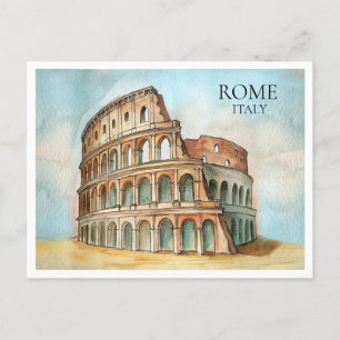 Carte Postale Colosseum Italie - Iconic Landmark C