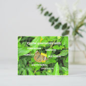 Carte Postale Colossiens 3:12 Vêtez-vous avec compassion (Debout devant)