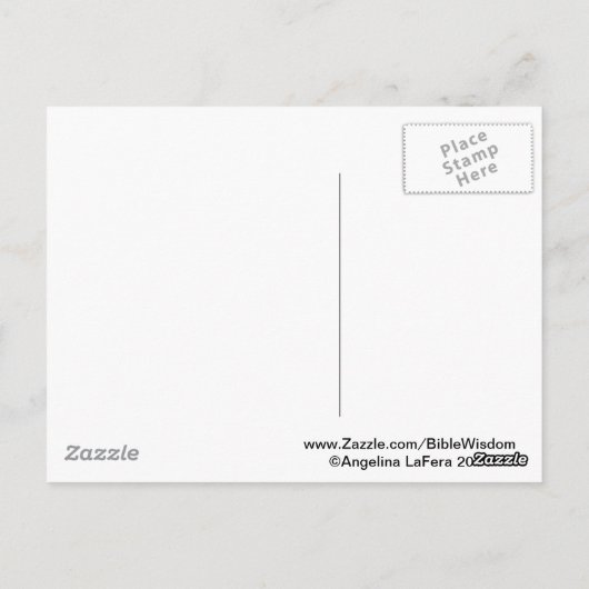 Carte Postale Colossiens 3:15 (Dos)