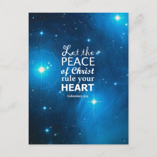 Carte Postale Colossiens 3:15