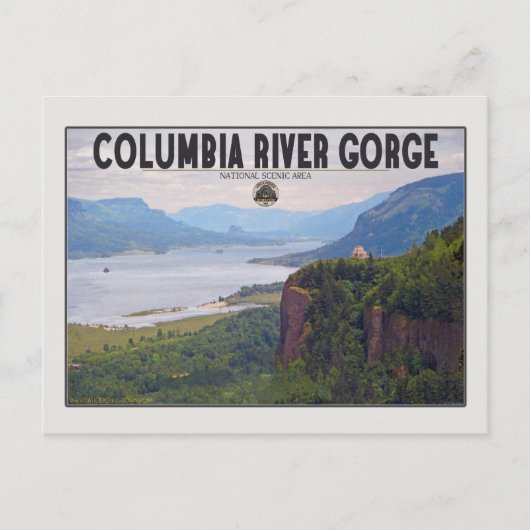 Carte Postale Columbia Gorge - Crown Point.jpg (Devant)
