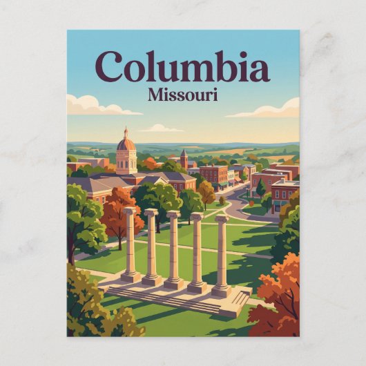 Carte Postale Columbia, Missouri (Devant)