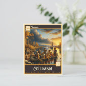 Carte Postale Columbia, Missouri | VINTAGE (Debout devant)