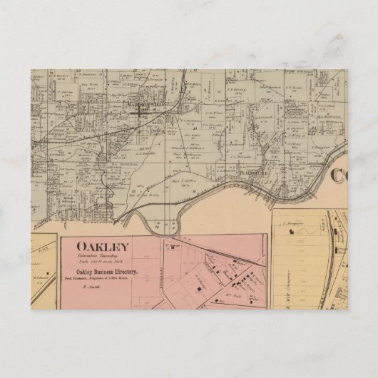 Carte Postale Columbia, Ohio (Devant)