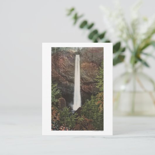 Carte Postale Columbia River, OR - Vue des chutes Latourelle #2 (Debout devant)