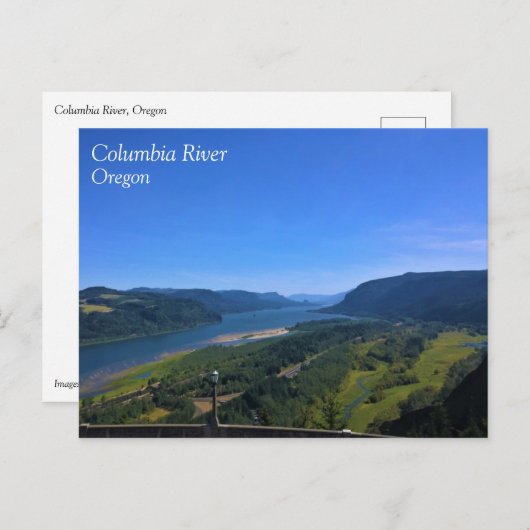 Carte Postale Columbia River (Oregon) (Devant / Derrière)