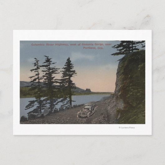Carte Postale Columbia River (Oregon) - Autoroute à l'ouest de l (Devant)