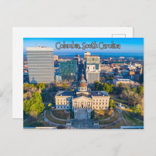Carte postale Columbia South Carolina (Devant / Derrière)