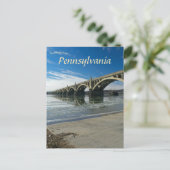 Carte Postale Columbia Wrightsville Bridge Columbia Pennsylvanie (Debout devant)