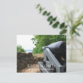 Carte Postale Columbiad Cannon, Drewry's Bluff, Richmond, VA (Debout devant)