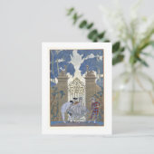 Carte Postale Columbine, illustration pour 'Fetes Galantes' par  (Debout devant)